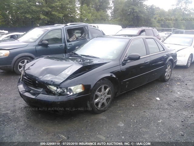 1G6KY54943U274941 - 2003 CADILLAC SEVILLE STS BLACK photo 2