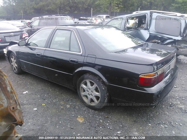 1G6KY54943U274941 - 2003 CADILLAC SEVILLE STS BLACK photo 3