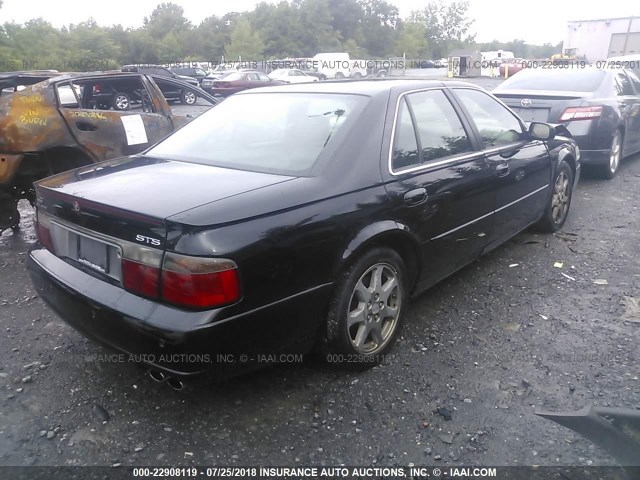 1G6KY54943U274941 - 2003 CADILLAC SEVILLE STS BLACK photo 4