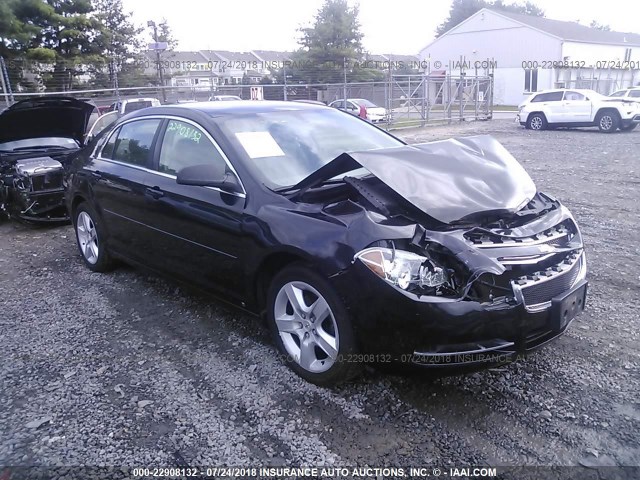 1G1ZG57B39F258068 - 2009 CHEVROLET MALIBU LS შავი ფოტო 1