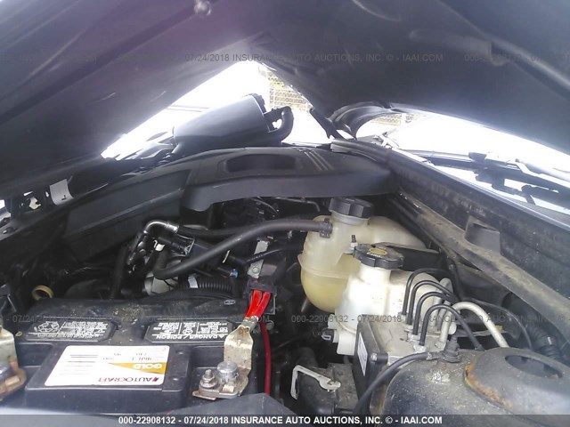 1G1ZG57B39F258068 - 2009 CHEVROLET MALIBU LS შავი ფოტო 10