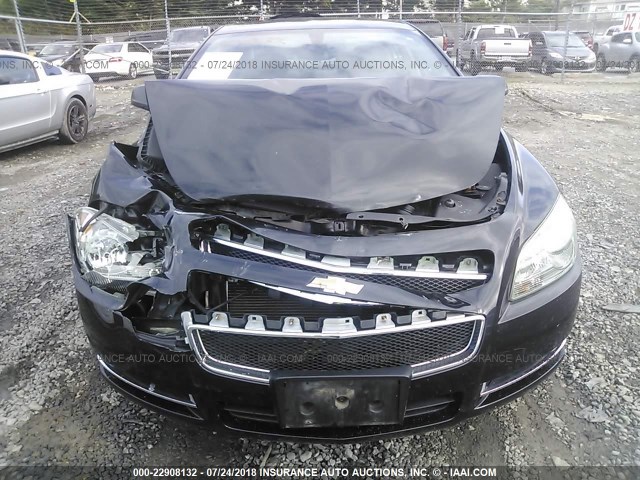 1G1ZG57B39F258068 - 2009 CHEVROLET MALIBU LS შავი ფოტო 6