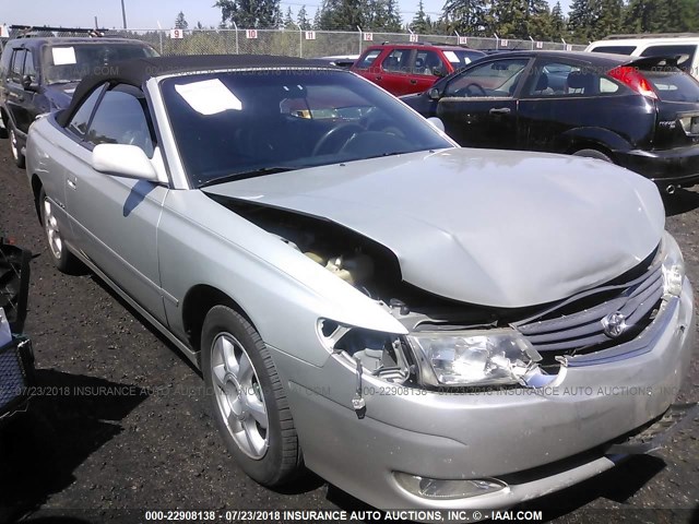 2T1FF22P43C603946 - 2003 TOYOTA CAMRY SOLARA SE/SLE BEIGE photo 1