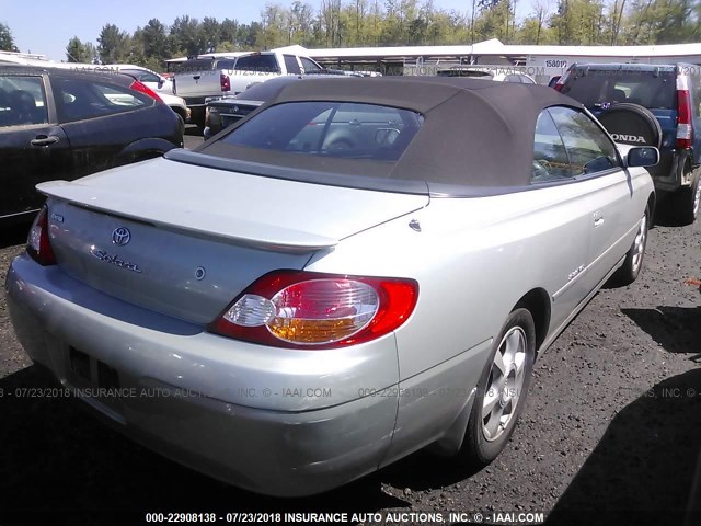 2T1FF22P43C603946 - 2003 TOYOTA CAMRY SOLARA SE/SLE BEIGE photo 4