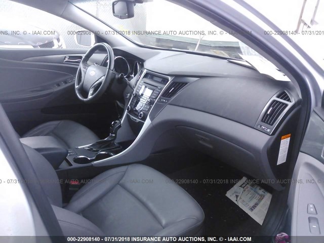 KMHEC4A41CA035906 - 2012 HYUNDAI SONATA HYBRID SILVER photo 5