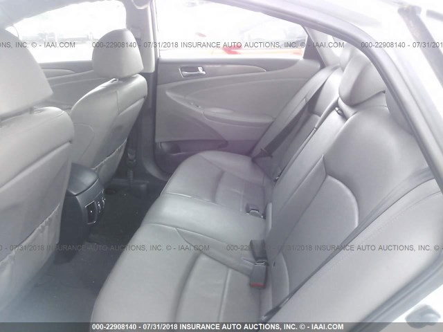 KMHEC4A41CA035906 - 2012 HYUNDAI SONATA HYBRID SILVER photo 8