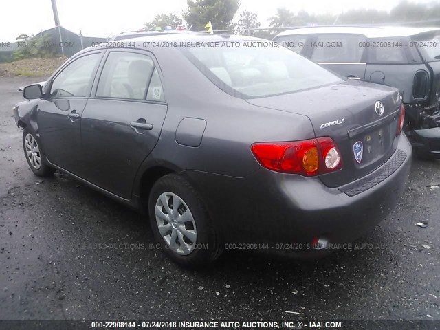 JTDBL40E89J014514 - 2009 TOYOTA COROLLA LE/XLE GRAY photo 3