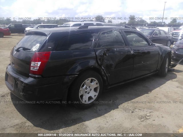 2D8FV48T75H100425 - 2005 DODGE MAGNUM SE 黑色 照片 4