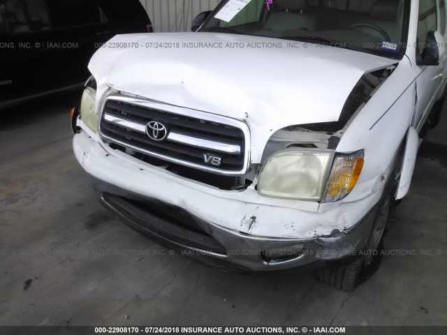 5TBRT38192S258717 - 2002 TOYOTA TUNDRA ACCESS CAB LIMITED WHITE photo 6