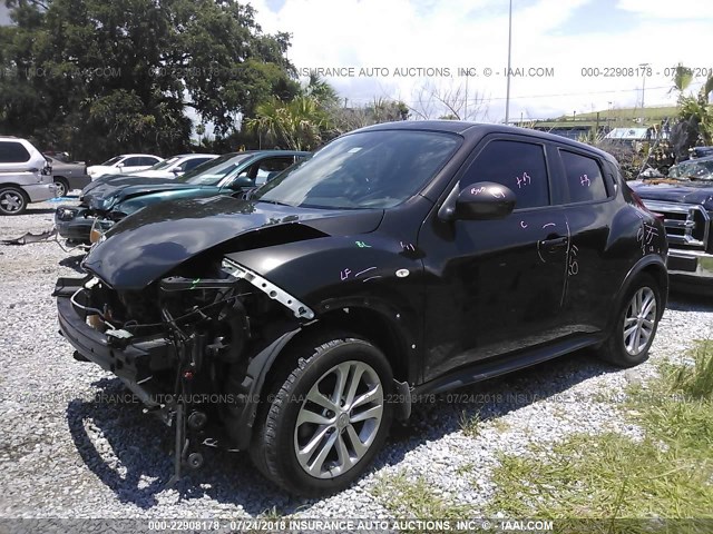 JN8AF5MV1DT217118 - 2013 NISSAN JUKE S/SV/SL BLACK photo 2