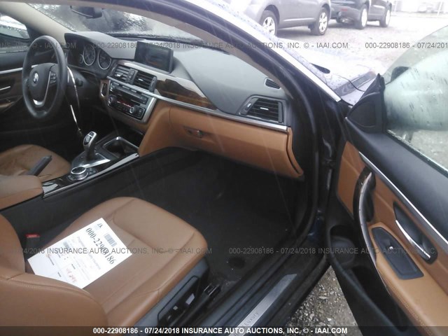 WBA3R5C55EK187753 - 2014 BMW 435 XI Dark Blue photo 5