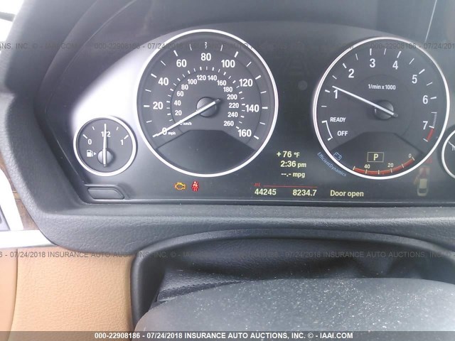 WBA3R5C55EK187753 - 2014 BMW 435 XI Dark Blue photo 7