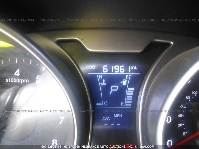 KMHTC6AD3CU029008 - 2012 HYUNDAI VELOSTER ORANGE photo 7