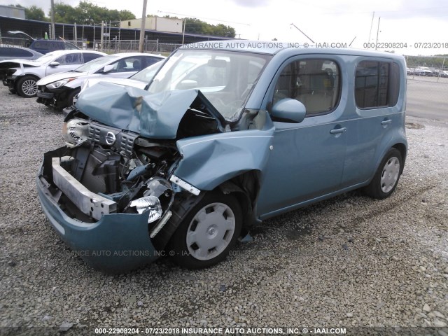 JN8AZ2KR2BT214043 - 2011 NISSAN CUBE S/SL/KROM BLUE photo 2