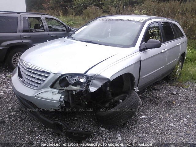 2C4GM68465R234587 - 2005 CHRYSLER PACIFICA TOURING GRAY photo 2