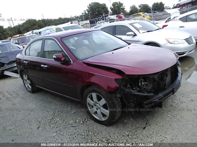 KNAGH4A85A5454068 - 2010 KIA OPTIMA EX/SX BURGUNDY photo 1