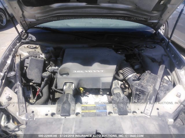 2G4WE587871109178 - 2007 BUICK LACROSSE CXS SILVER photo 10