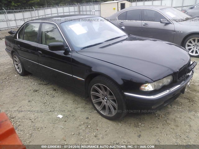 WBAGH83471DP21251 - 2001 BMW 740 IL BLACK photo 1