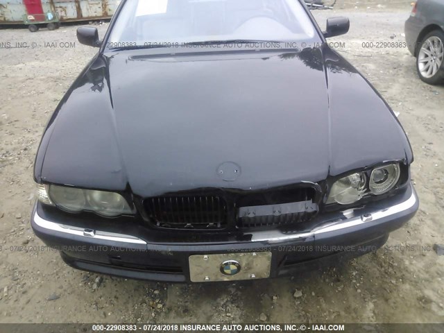 WBAGH83471DP21251 - 2001 BMW 740 IL BLACK photo 10