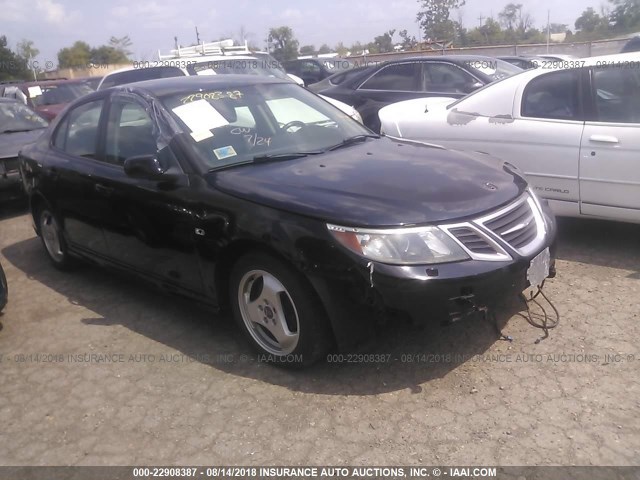 YS3FB49Y581124557 - 2008 SAAB 9-3 2.0T BLACK photo 1