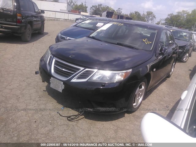 YS3FB49Y581124557 - 2008 SAAB 9-3 2.0T BLACK photo 2