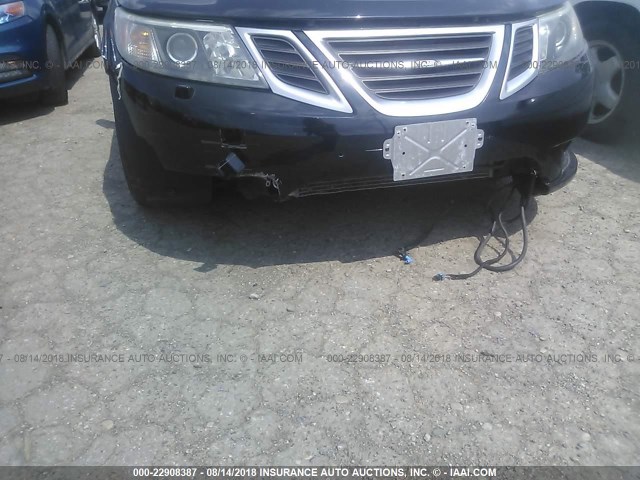 YS3FB49Y581124557 - 2008 SAAB 9-3 2.0T BLACK photo 6