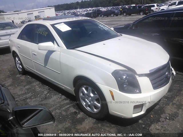 1G6DM57T160130741 - 2006 CADILLAC CTS WHITE photo 1