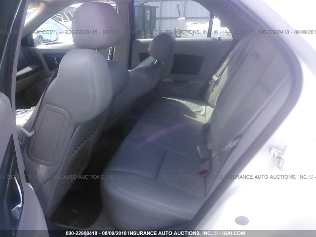 1G6DM57T160130741 - 2006 CADILLAC CTS WHITE photo 8