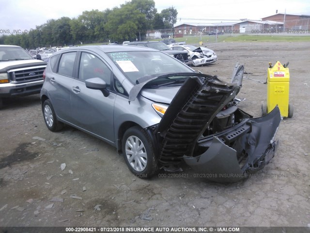 3N1CE2CPXFL428725 - 2015 NISSAN VERSA NOTE S/S PLUS/SV/SL/SR GRAY photo 1