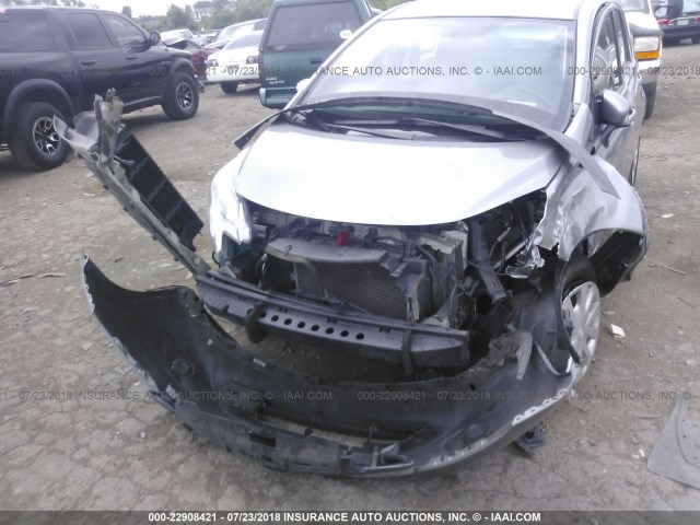 3N1CE2CPXFL428725 - 2015 NISSAN VERSA NOTE S/S PLUS/SV/SL/SR GRAY photo 6