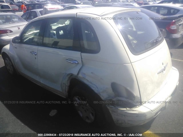 3A4FY48B06T216744 - 2006 CHRYSLER PT CRUISER WHITE photo 3