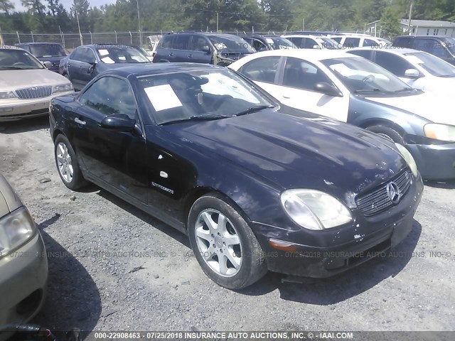 WDBKK47F1XF114485 - 1999 MERCEDES-BENZ SLK 230 KOMPRESSOR BLACK photo 1