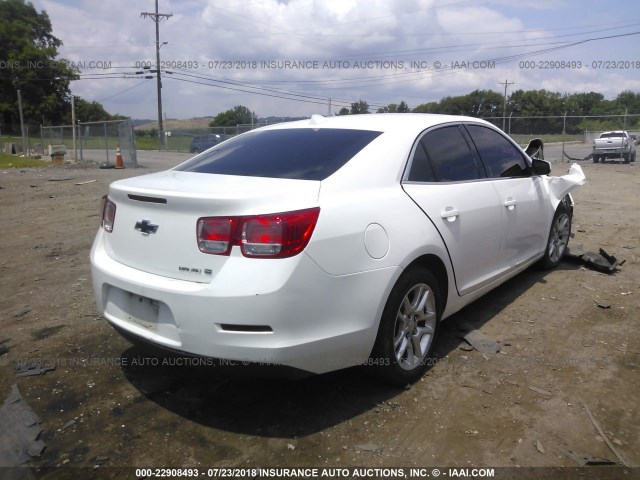 1G11D5SR5DF124195 - 2013 CHEVROLET MALIBU 1LT WHITE photo 4