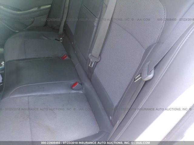 1G11D5SR5DF124195 - 2013 CHEVROLET MALIBU 1LT WHITE photo 8