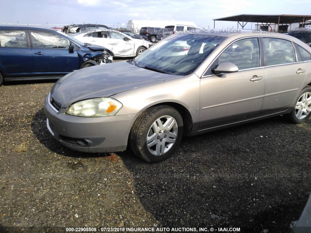 2G1WC581469276992 - 2006 CHEVROLET IMPALA LT GOLD photo 2