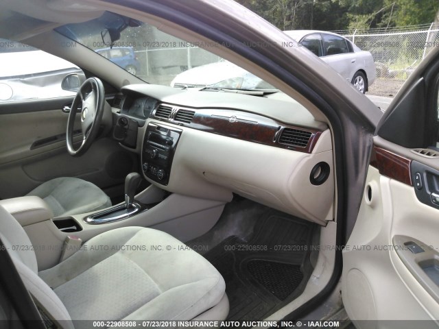 2G1WC581469276992 - 2006 CHEVROLET IMPALA LT GOLD photo 5