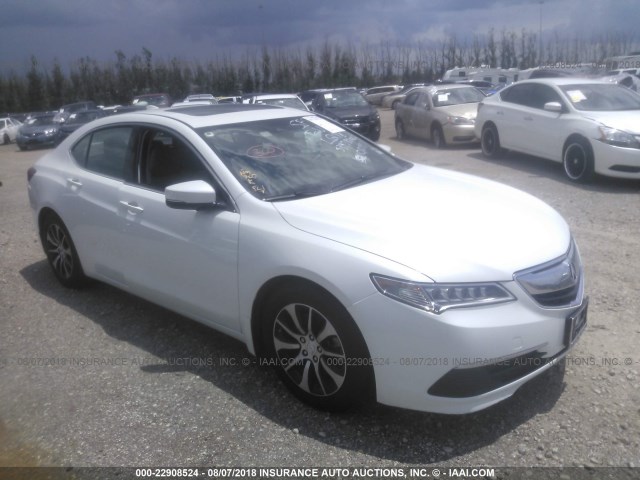 19UUB1F53FA010191 - 2015 ACURA TLX TECH WHITE photo 1