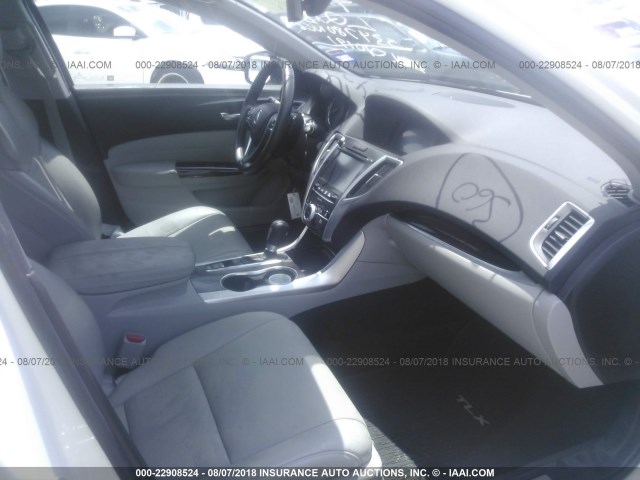 19UUB1F53FA010191 - 2015 ACURA TLX TECH WHITE photo 5