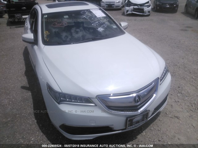 19UUB1F53FA010191 - 2015 ACURA TLX TECH WHITE photo 6