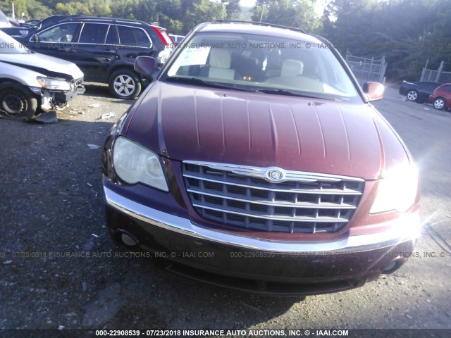 2A8GF78X17R362872 - 2007 CHRYSLER PACIFICA LIMITED BURGUNDY photo 6