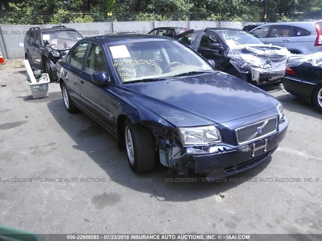 YV1TS92D121251967 - 2002 VOLVO S80 BLUE photo 1