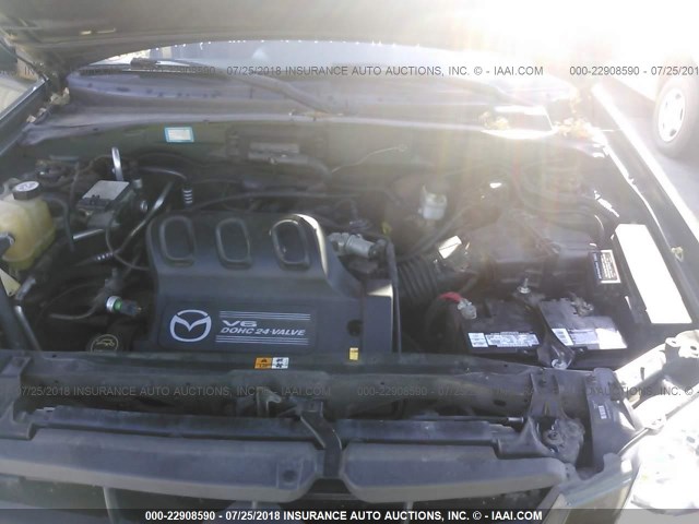 4F2YU08102KM38528 - 2002 MAZDA TRIBUTE LX/ES 绿色 照片 10