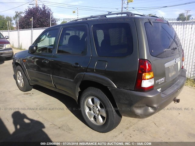 4F2YU08102KM38528 - 2002 MAZDA TRIBUTE LX/ES 绿色 照片 3