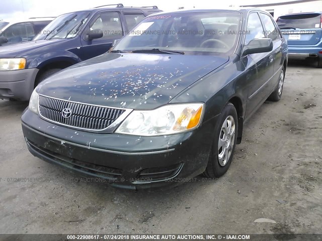 4T1BF28B62U210554 - 2002 TOYOTA AVALON XL/XLS GREEN photo 6