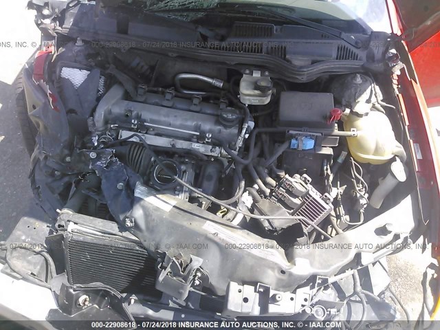 1G8AN15F67Z188791 - 2007 SATURN ION LEVEL 2 红色 照片 10