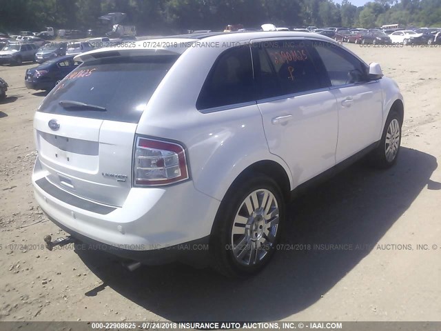 2FMDK49C19BA84451 - 2009 FORD EDGE LIMITED WHITE photo 4