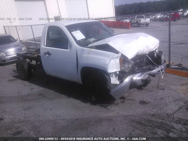 1GTN1TEX6DZ112829 - 2013 GMC SIERRA C1500 WHITE photo 1