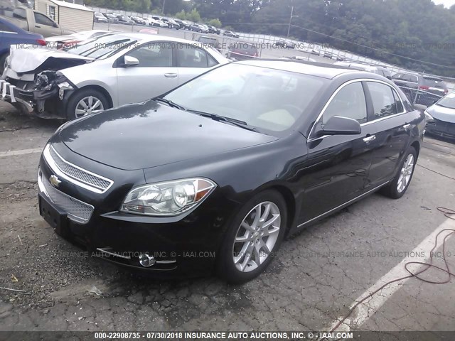 1G1ZE5E19BF138832 - 2011 CHEVROLET MALIBU LTZ 黑色 照片 2