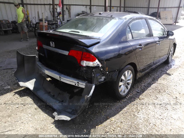 19XFA16969E006988 - 2009 HONDA CIVIC EXL Qara foto 4