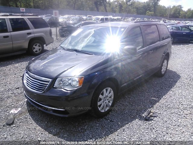 2C4RC1AG0GR238429 - 2016 CHRYSLER TOWN & COUNTRY LX GRAY photo 2